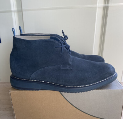 Clarks Men s Kenley Mid Navy Boots 261206977 - Men 12