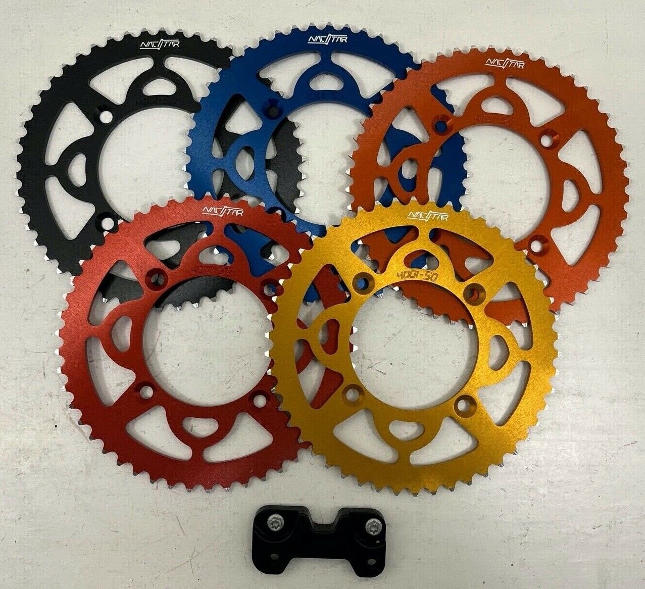 KTM SX-E5 Rear Sprocket and Lowering Bracket 50T 49T Husky EE5 Gas Gas MC5
