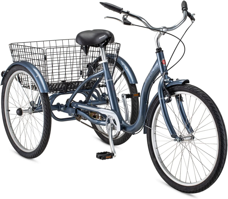 Schwinn Meridian Adult Tricycle Bike, Three Wheel Beach Crui