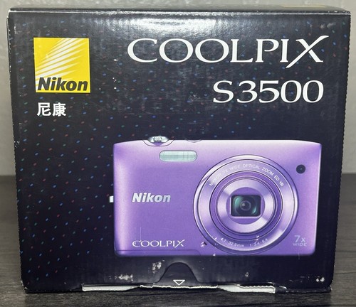 Nikon COOLPIX S3500 パープル Nikon COOLPIX S3500 Purple 20.05 MP Digital Camera English