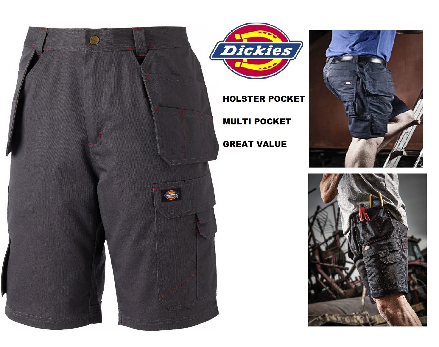 dickies redhawk pro work shorts