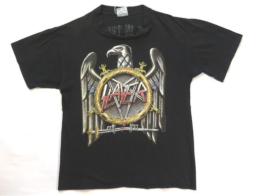 SLAYER 1991年　バンT 激レア 総柄 スレイヤー SLAYER 1991年製 ヴィンテージ Tシャツ