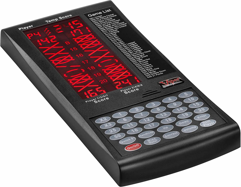 Proscore Digital Dart Scorer Scoreboard for Electronic Dartboards, 8 ...