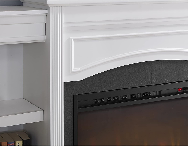 Ameriwood Home Lamont Mantel Fireplace, White