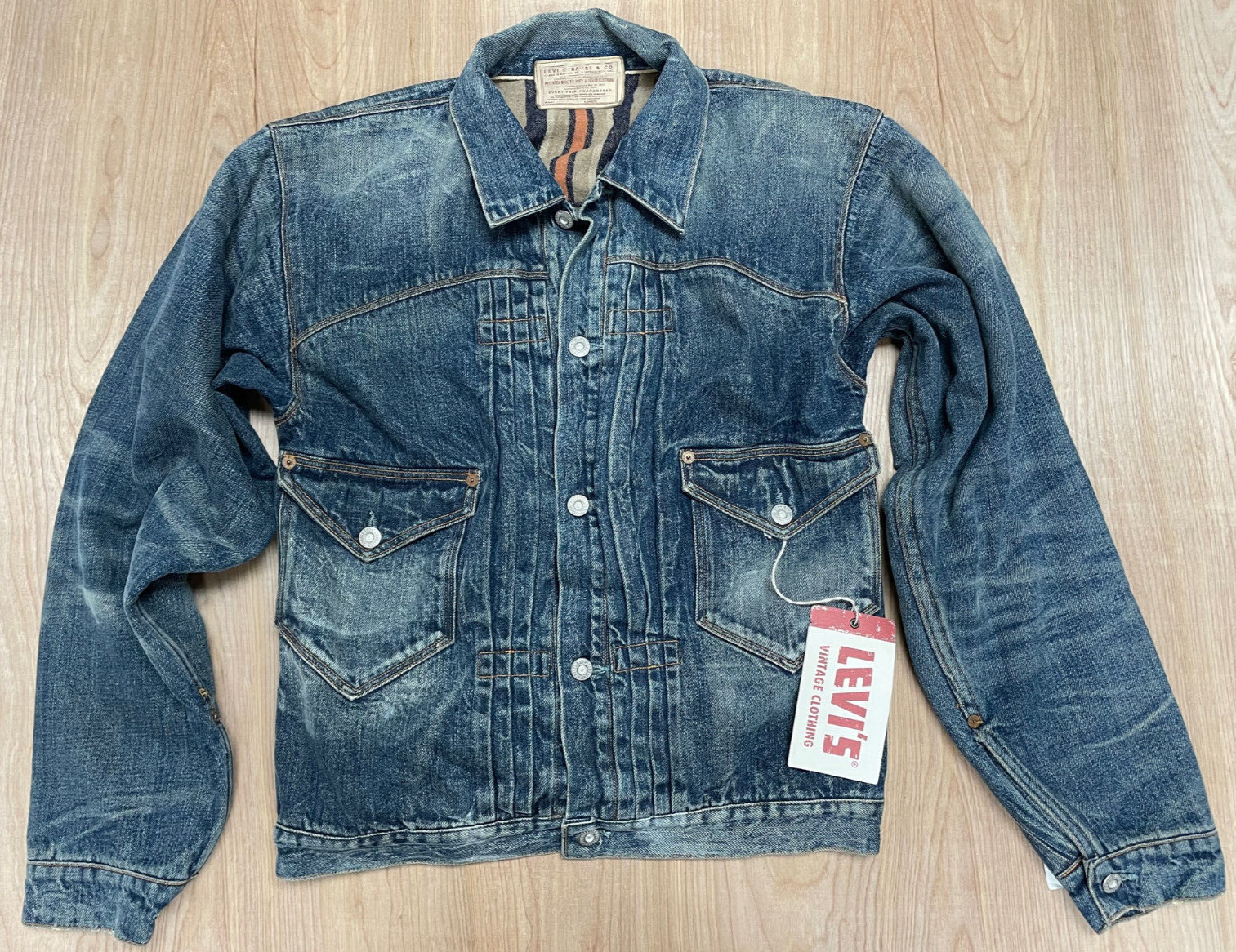 LVC Levis Vintage Clothing 1897 Blanket-Lined Pleated Blouse LVC Levis Vintage Clothing 1897 Blanket-Lined Pleated Blouse