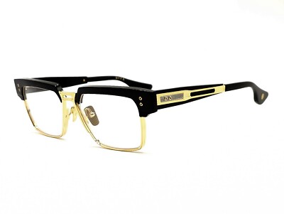 NEW DITA  DTX410-A-01 HAKATRON Eyeglasses Black -Yellow Gold 55 new