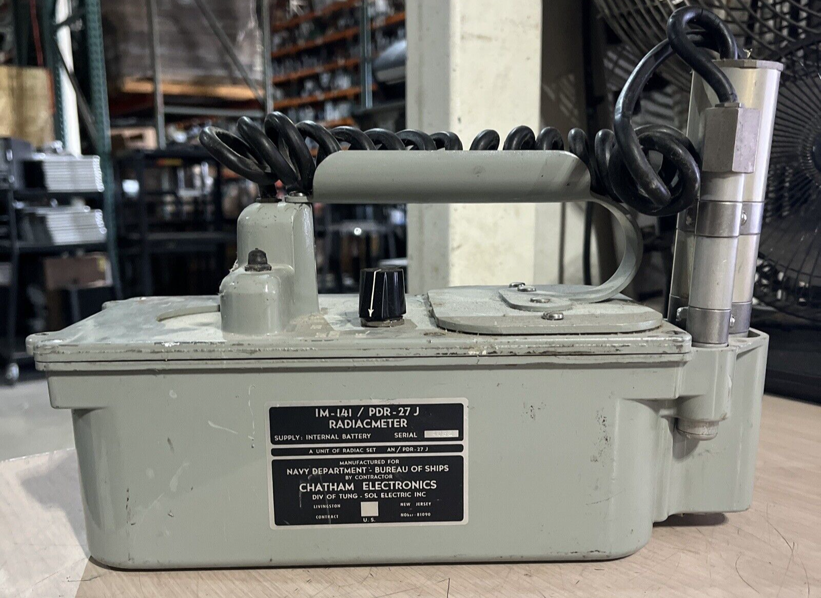 【米軍 実物】AN/PDR-27S RADIAC SET ガイガーカウンター AN/PDR-27S Radiac Set | RR Auction
