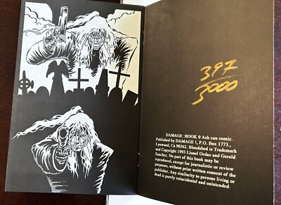 DAMAGE ASHCAN #0   #397/3000 COPIES  (1993, Damage)