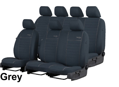 VOLKSWAGEN CRAFTER DOUBLE CAB 7 SEATER 2017 - 2023 FABRIC TAILORED SEAT COVERS