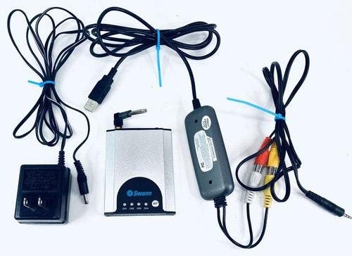 Swann N3960 Security Camera 2.4ghz Receiver 4 Channel w/ pv340-s Video Grabber