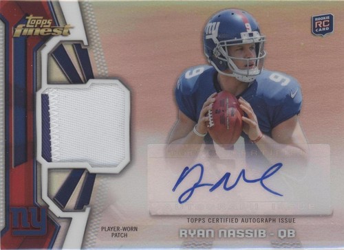 2013 Topps Finest Ryan Nassib #RAP-RN