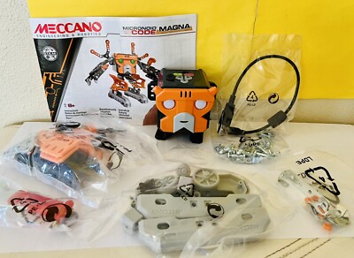 Meccano Engineering & Robotics MAGNA Micronoid Code STEM Buildable Robot Toy