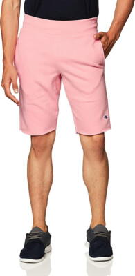 Champion C-Life Reverse Weave Cut Off Guava Pink Glacier Shorts Men's Size M