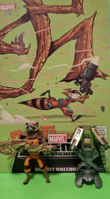 Marvel Legends ROCKET RACCOON - GROOT BAF WAVE + ROCKET RACCOON & GROOT # 003