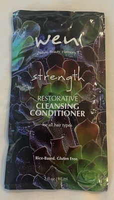 WEN Strength Restorative Cleansing Conditioner Travel Packet  2 oz New