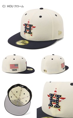 New Era Cap 59FIFTY American Flag ONSPOTZ Special Order Logo Embroidery 3 Types