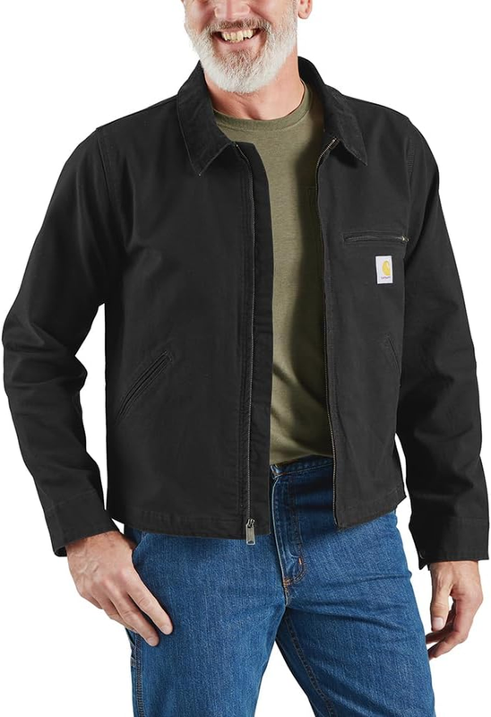 Carhartt Mens Rugged Flex Relaxed Fit Duck Detroit Jacket