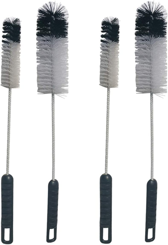 Newferu Wire Bottle Cleaning Brush Set Small Large Thin Long Handle, Utility Cle