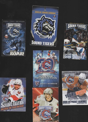 7 - BRIDGEPORT SOUND TIGERS POCKET SCHEDULES