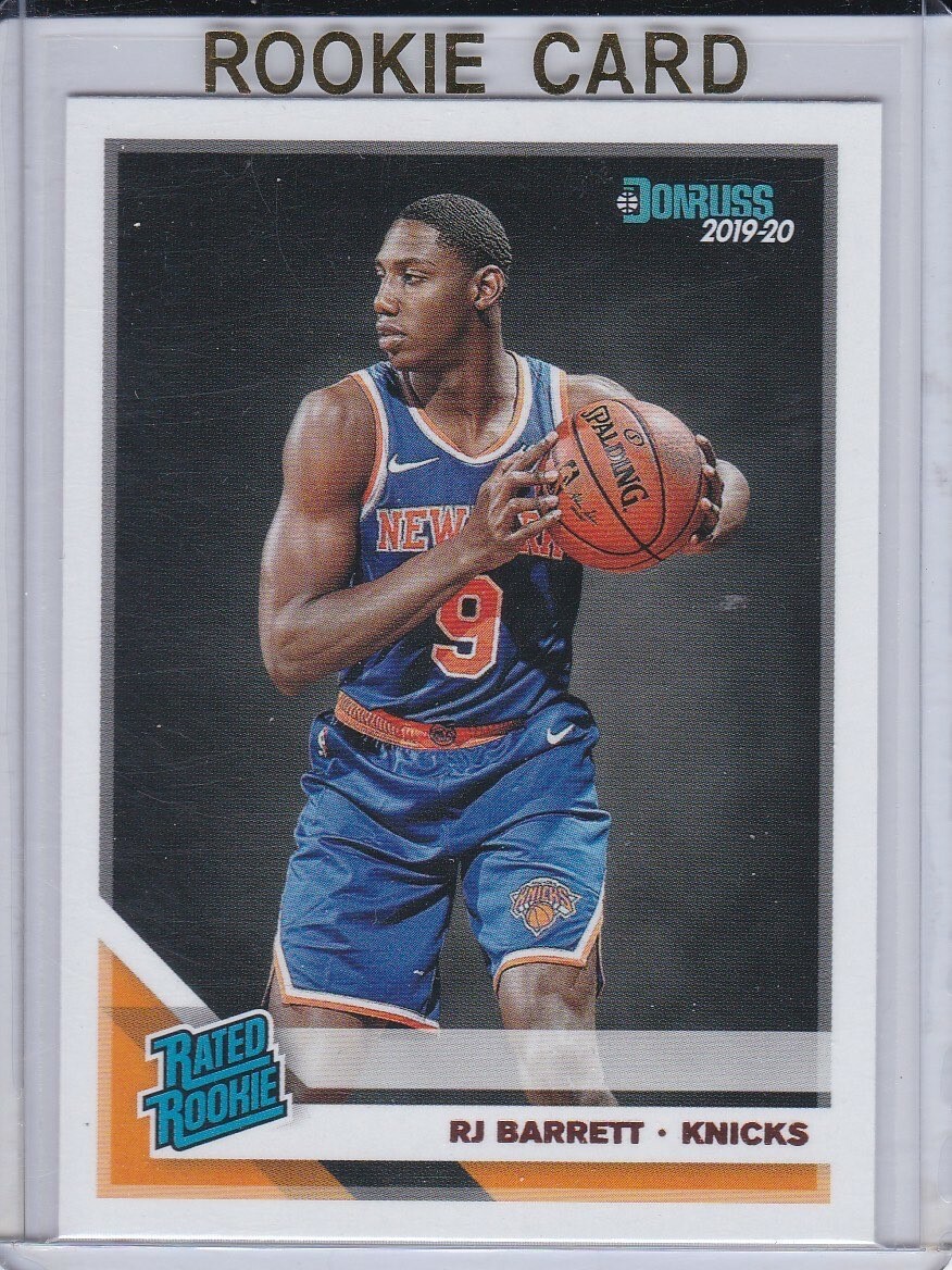 NBA RJ BARRETT RCカード☆ RJ BARRETT ROOKIE CARD 2019 Donruss Basketball RATED RC New