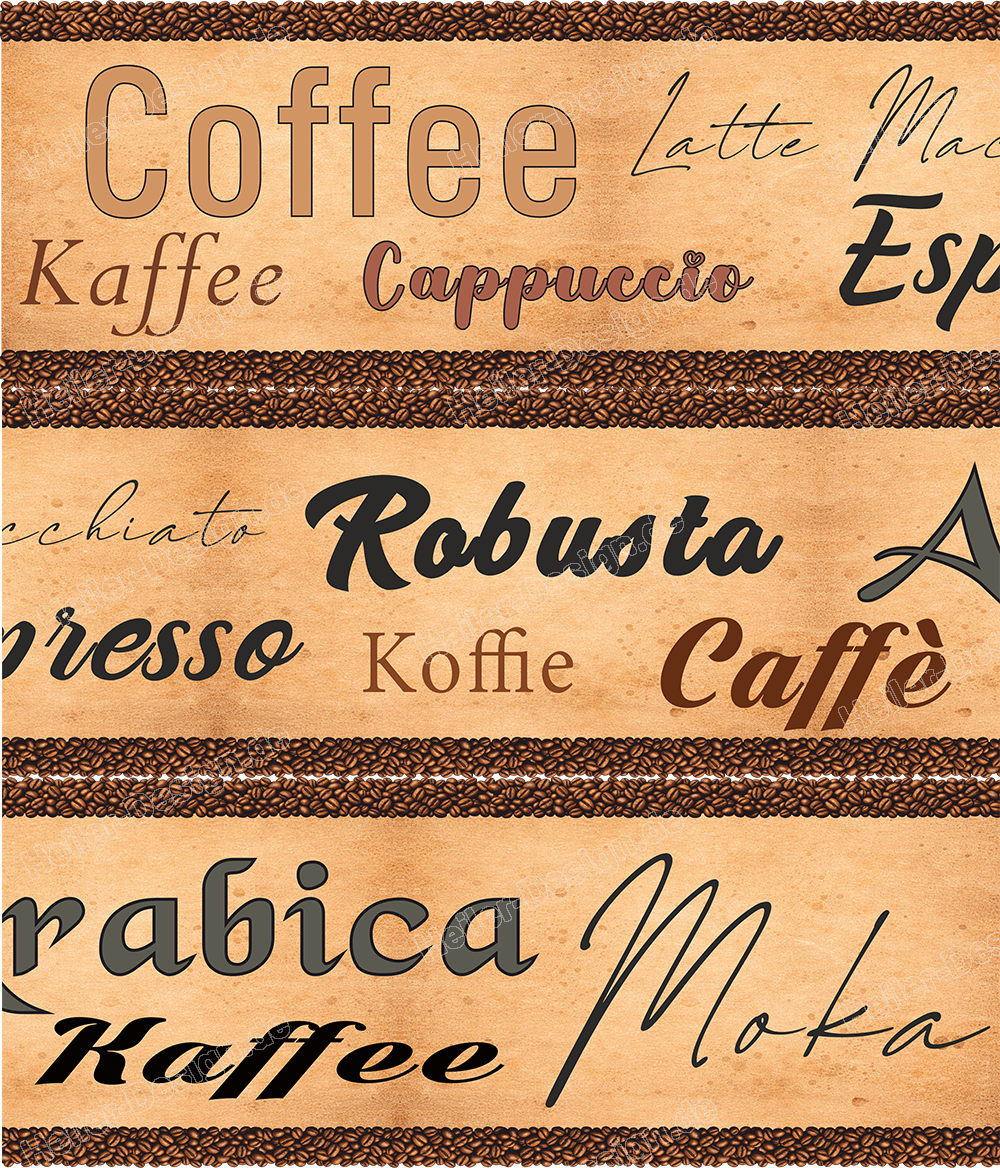 Wandborduere Kueche Kaffee Kaffeebohnen Gemuetliche Kaffee Deko fuer Essbereich