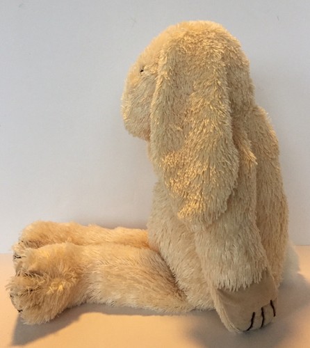 Jellycat Cream Bunny Rabbit Plush Silky Soft Suede Paws 18