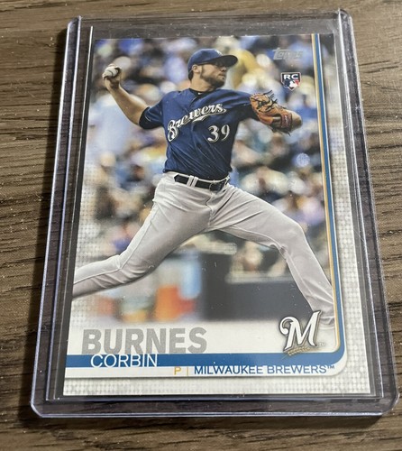 Corbin Bunes 2019 Topps Series 1 Rookie Card RC #94 Milwaukee Brewers Cy Young!. rookie card picture