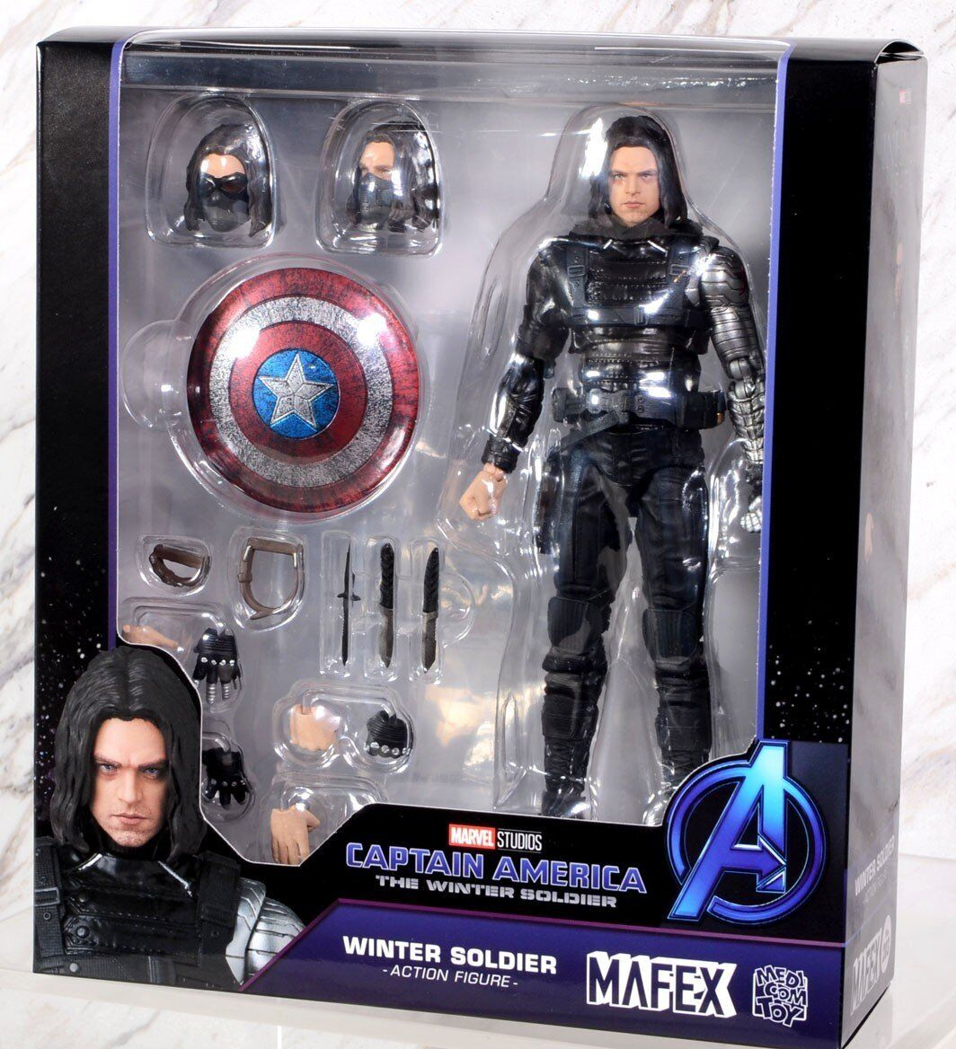 Buckyマフェックス No.203 MAFEX WINTER SOLDIER MAFEX WINTER SOLDIER No.203 Medicom Toy CAPTAIN AMERICA