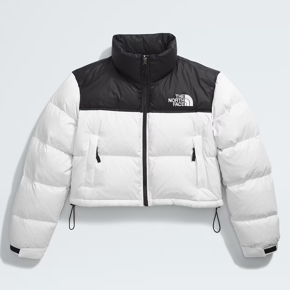 Pre-owned The North Face Women  Nuptse Short Jacket White Dune (nf0a5gge Rou) ?