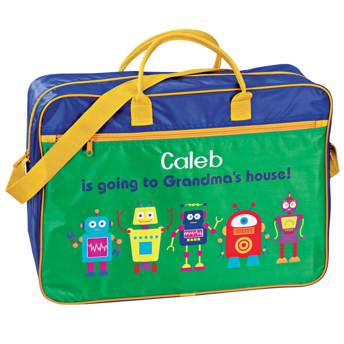 PERSONALIZED Boy Bag Suitcase "GOING TO GRANDMAS" Kids Tote 