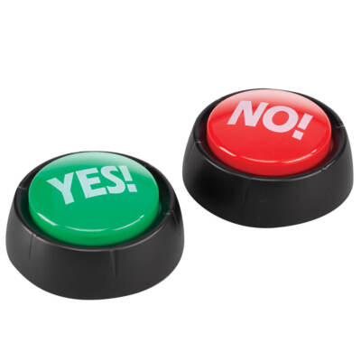 Yes & No Buzzer Buttons