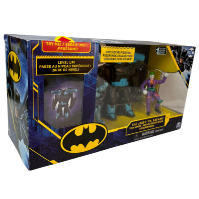 Joker Vs Batman Level Up Tech Armor Set Exlcusive Action Figures New In Package