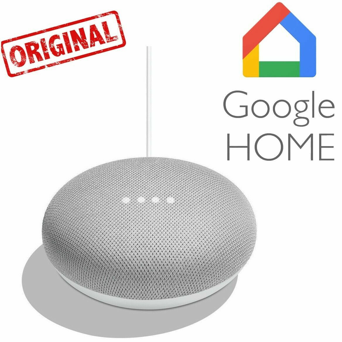 GOOGLE HOME MINI ASSISTENTE VOCALE VERSIONE ORIGINALE CASSA GOOGLE BIANCO