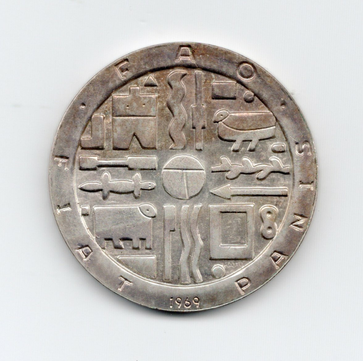 Uruguay Silver Uncirculated 1969 1000 Pesos-Lot D2