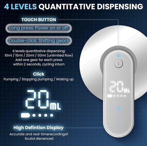 280ML Portable Automatic Mouthwash Dispenser