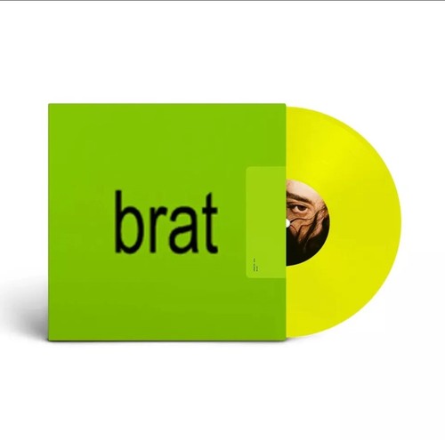 新品 Charli XCX / Brat パウダー入り限定2枚組レコード Charli XCX, BRAT, CLEAR PINK SPLATTER COLORED VINYL LP, NEW