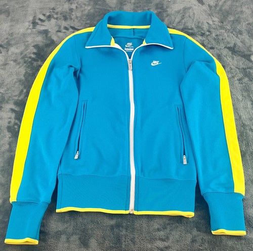NIKE Retro N98 Track Jacket Blue White Stripe 370397 Size XS