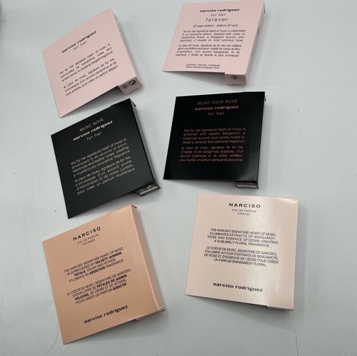 Narciso Rodriguez Perfume Collection Sample Size (6pcs)