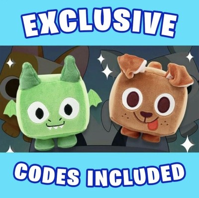 BIG Games Pet Simulator X Dog & Dragon Plush    REEDEMABLE CODES INCLUDED  