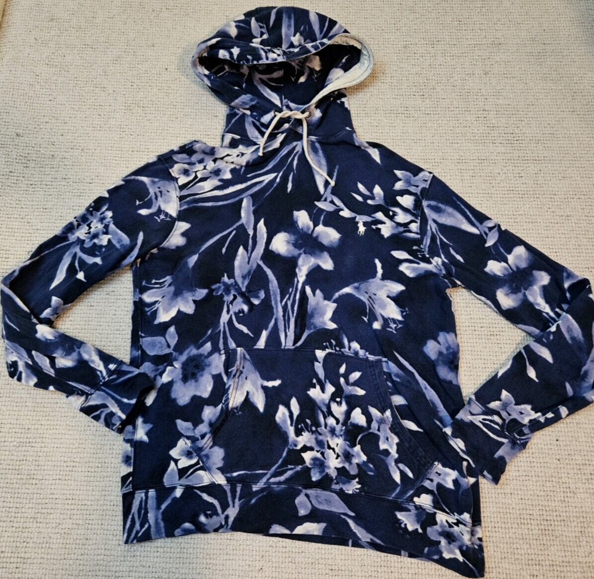 Polo Ralph Lauren Men's Floral Cotton Spa Terry Hoodie