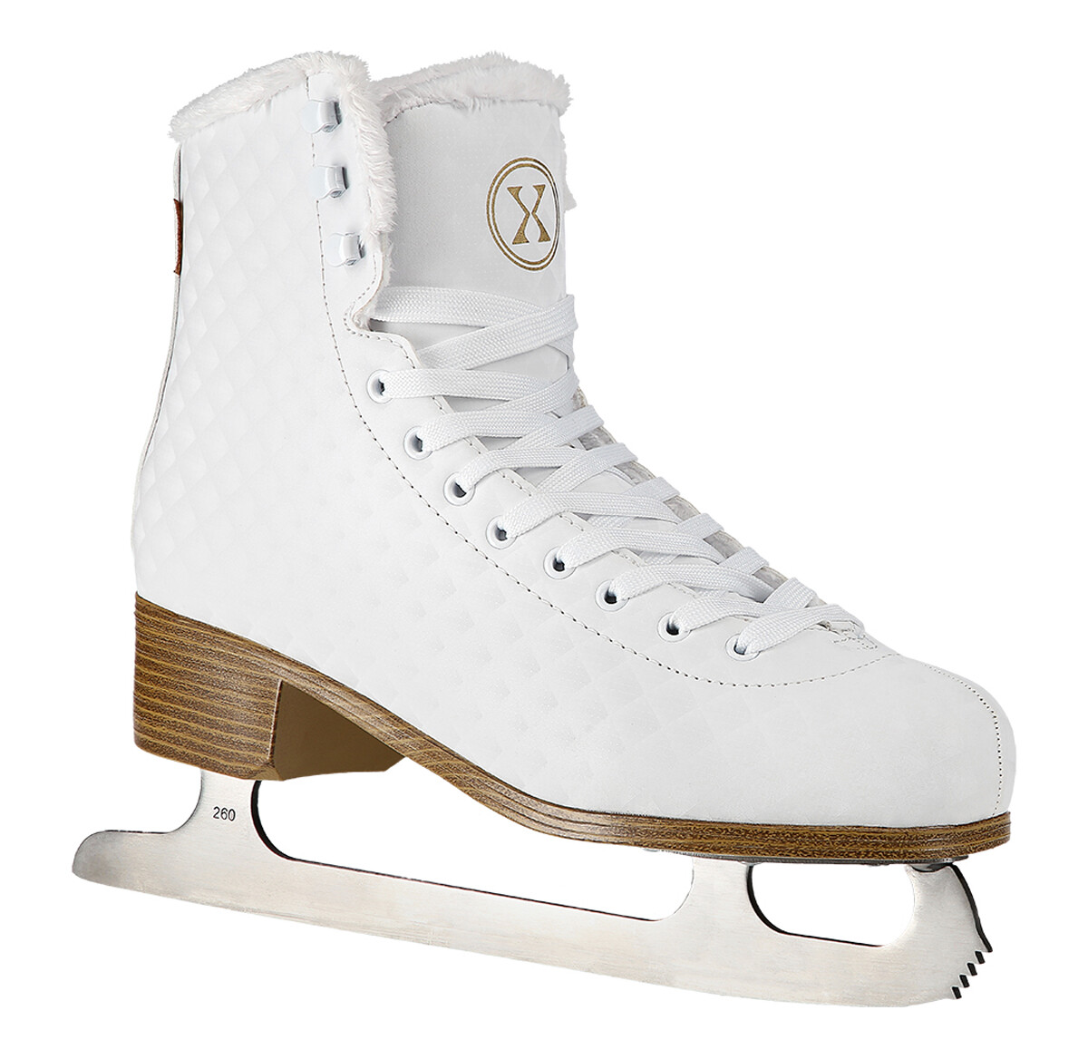 Damen Schlittschuhe Nils Extreme NF14619S Weiß Gr. 36, 37, 38, 39, 40, 41, 42