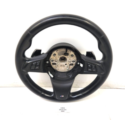   11-16 OEM BMW E89 Z4 M Sport Steering Wheel Black Leather w/ Shifters *