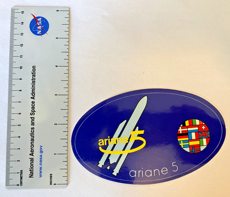 European Space Agency ESA Ariane 5  Sticker Decal