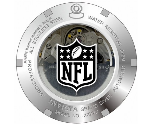 Pre-owned Invicta Nfl York Jets Men's 47mm Grand Diver Automatic Watch 45035