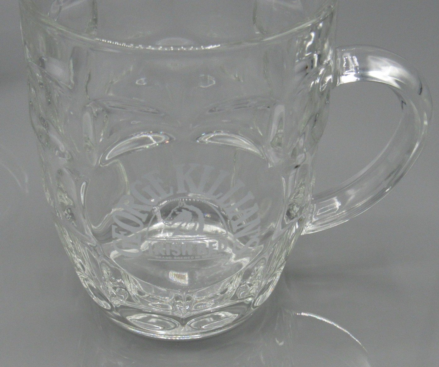 Lot of 2 GEORGE KILLIAN'S IRISH RED BEER MUGS Paneled Design GREAT PAIR !