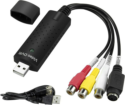 Little World USB 2.0 Audio/Video Converter, Video Capture Card VHS Box VHS VCR