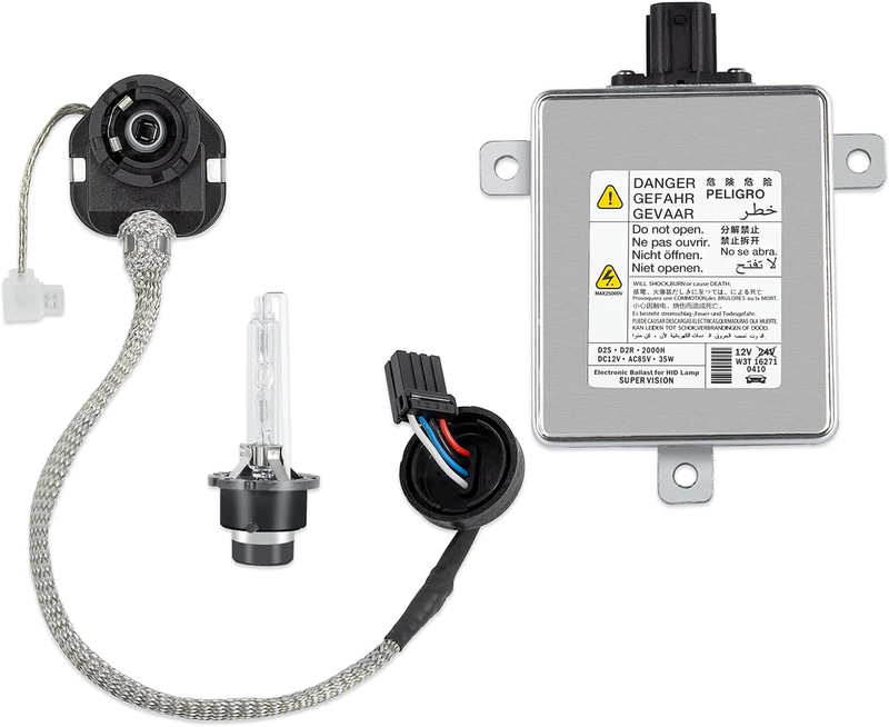 W3T19371 Xenon HID Headlight Ballast Compatible with Acura TL TSX ZDX MDX RDX ILX Honda Accord Odyssey Mazda 3 5 CX-5 Mitsubishi Lancer with Igniter D2S Bulb Replaces W3T16271 W3T15671