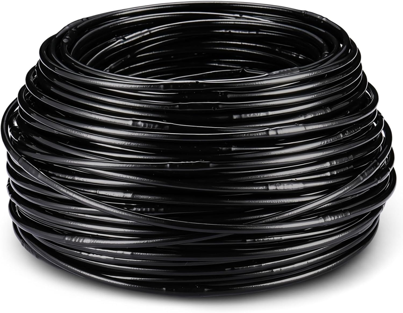 Drip Irrigation Tubing 1/4 Inch for Garden Hydroponics System 298 Ft
