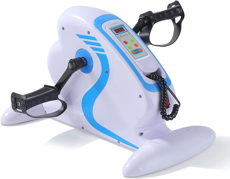 DQGM Motorized Foot Exercise Bike, Mini Electric Pedal Exercise Bike, Suitable f