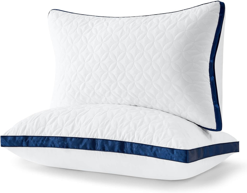 Queen Size Set Of 2, Cooling Pillow Hotel Luxury Queen Bed P